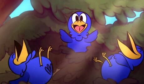 Three little birds song made by bob marley 3 blue birds