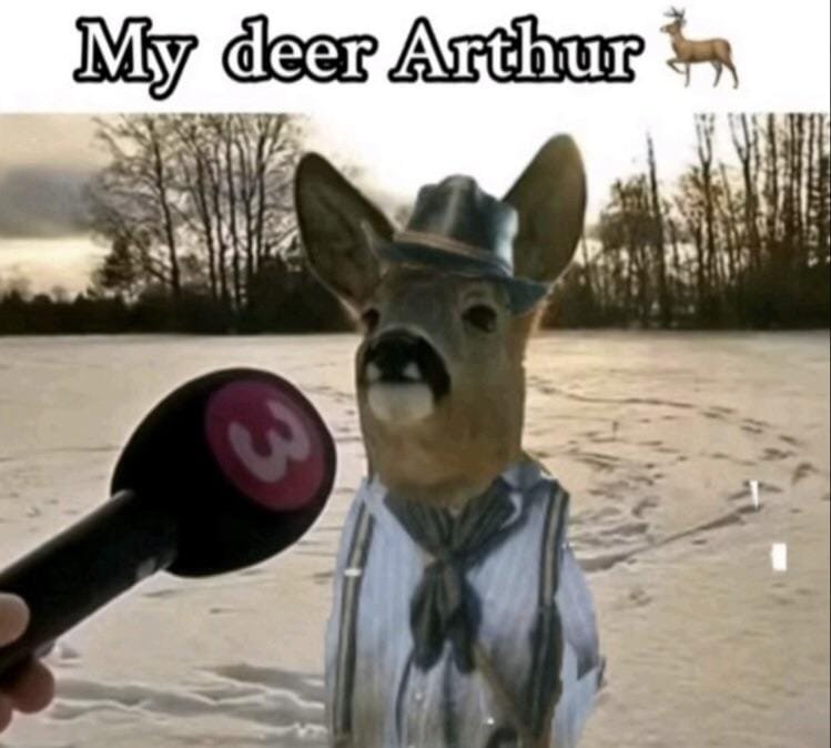 deer interview meme arthur rdr2