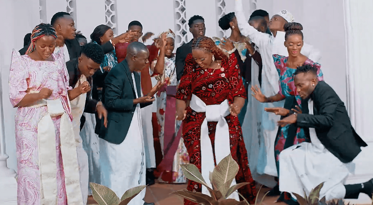 Celebration with traditional attire and dancing Bamututte Dda Salongo Siraje