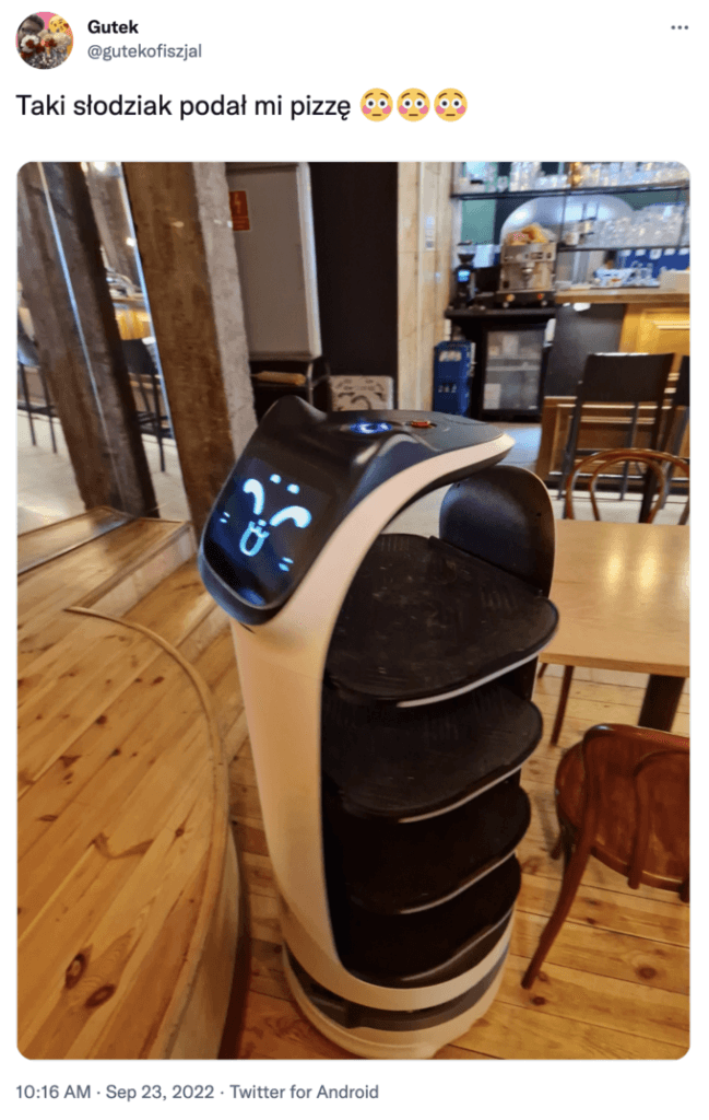 Meet Kerfuś: A Cute Grocery Store Robot Waitress 1 892