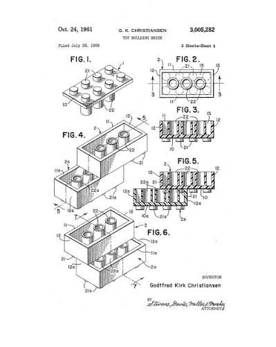 The Origin of LEGO Video Recap - Ole Kirk Christiansen Biography 16 Lego Tube Brick Patent